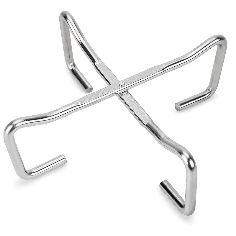 Camp Dutch Oven Cast - Support pliable 4-en-1 pour couvercle de