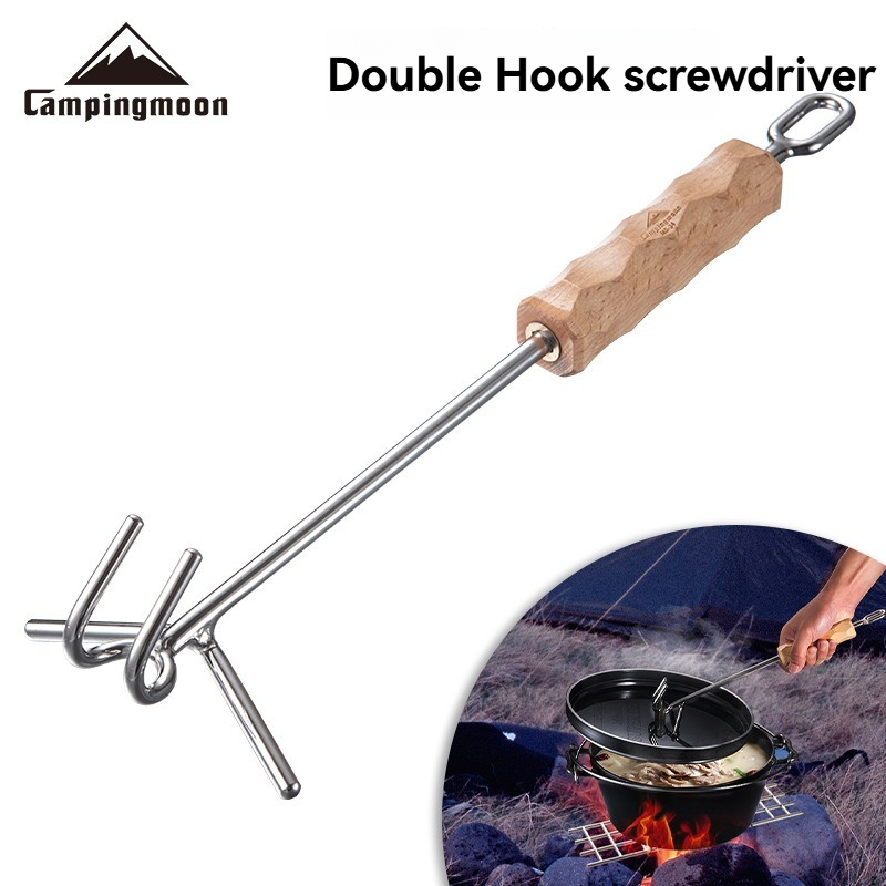Tournevis à double crochet en  - Camp Dutch Oven Cast avis et prix