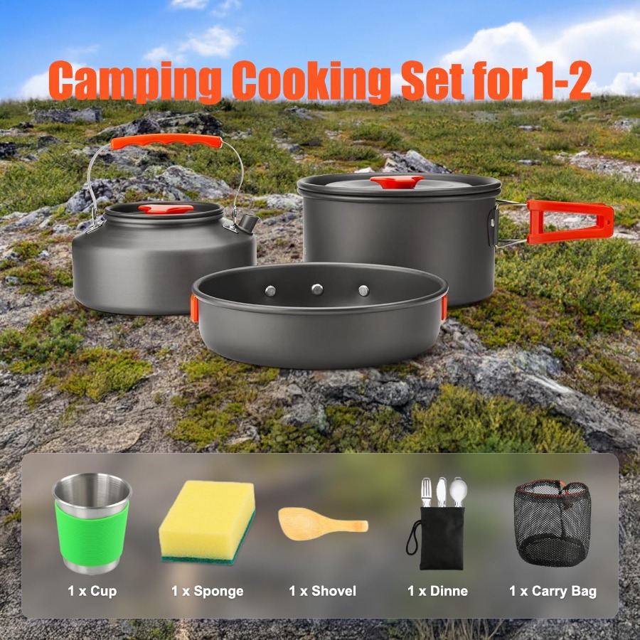 Ensemble de cuisine de camping - Camping Hiking Cooking avis et prix